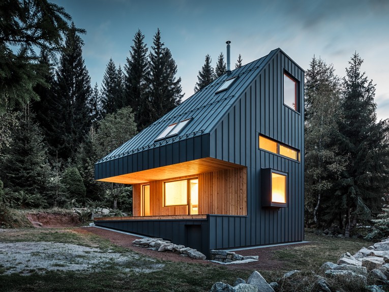 The mountain chalet in Ore mountains