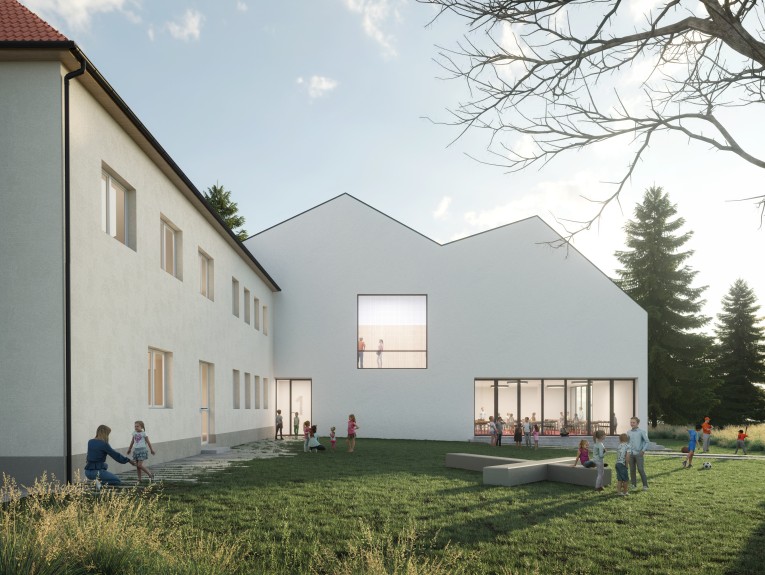 New pavilion of Elementary School KuK
